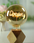 Vintage Word Light Bulb