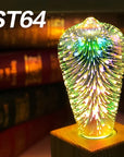 3D Firework LED Light Bulb