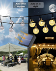 Crystal Globe LED String Lights