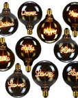 Vintage Word Light Bulb