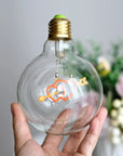 Vintage Heart Art Edison LED Bulb
