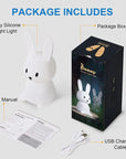 LED Night Light Silicone Bunny