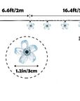 Solar String Garden Flower Lights