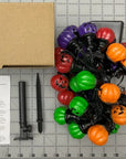 Solar Halloween Pumpkin String Lights