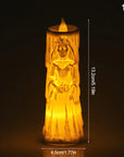 Bride & Groom Skeleton Candle