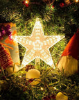 Five-Point LED Glow Star Topper