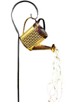 Solar Retro Metal Lantern Watering Can Light