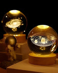 3D Crystal Ball Desk Stand Art