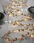 LED Golden Fairy Light Leaves