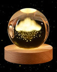 3D Crystal Ball Desk Stand Art