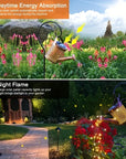 Solar Retro Metal Lantern Watering Can Light