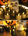 Flameless Black LED Candles