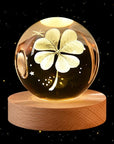 3D Crystal Ball Desk Stand Art
