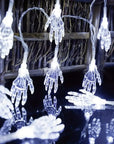LED Spooky Skeleton Hand String Lights