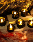 Flameless Black LED Candles