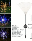 Garden Solar Fireworks Lights