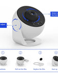 360° Night Light Galaxy Projector
