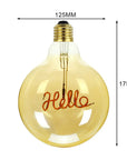 Vintage Word Light Bulb