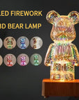 LED Firework Bear