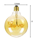 Vintage Word Light Bulb