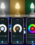 Smart RGB Candle Lamp