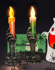 Skeleton Hand Candle