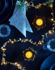 LED Golden Fairy Light Leaves