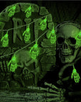 LED Spooky Skeleton Hand String Lights