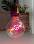 Vintage Heart Art Edison LED Bulb