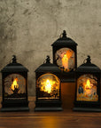 Portable Spooky Castle LED Lantern