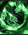 LED Spooky Skeleton Hand String Lights