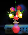 LED Lilac Night Light Lamp