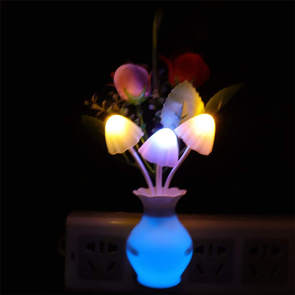 LED Lilac Night Light Lamp