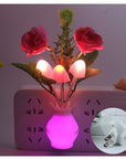 LED Lilac Night Light Lamp