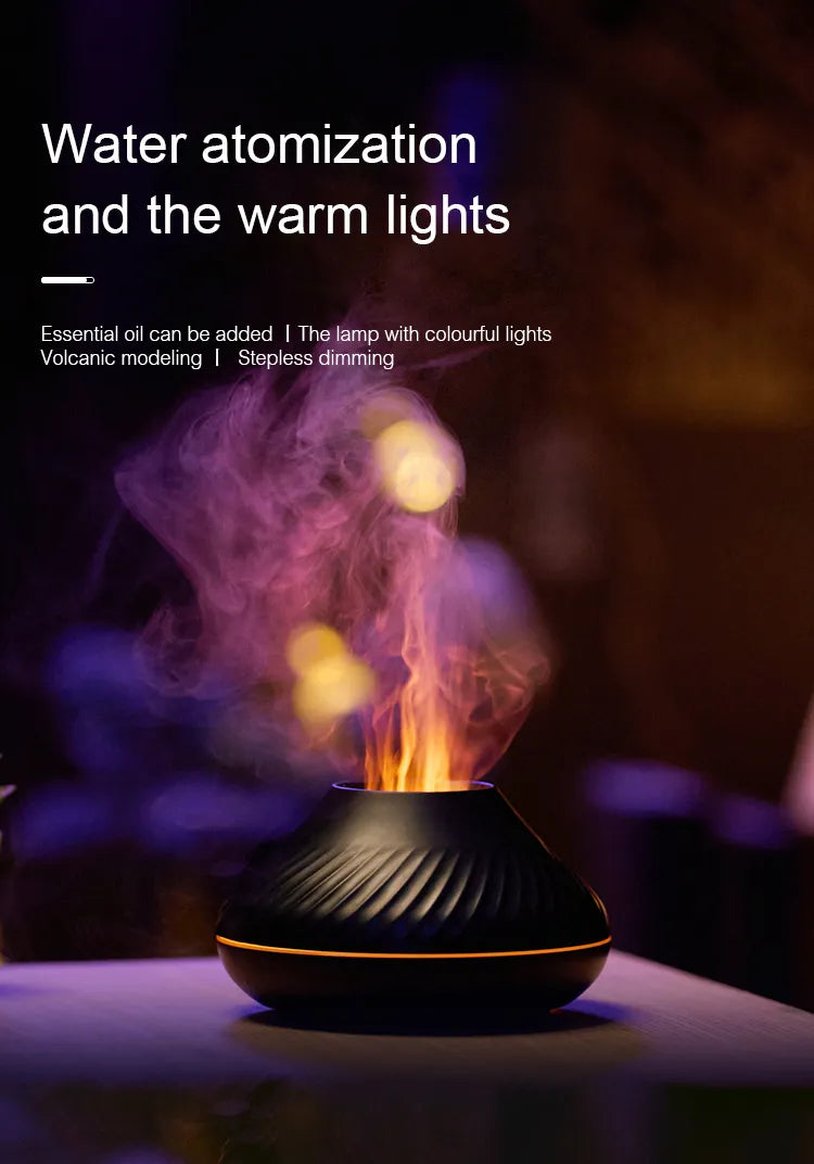 Volcanic Aroma Diffuser Oil Lamp