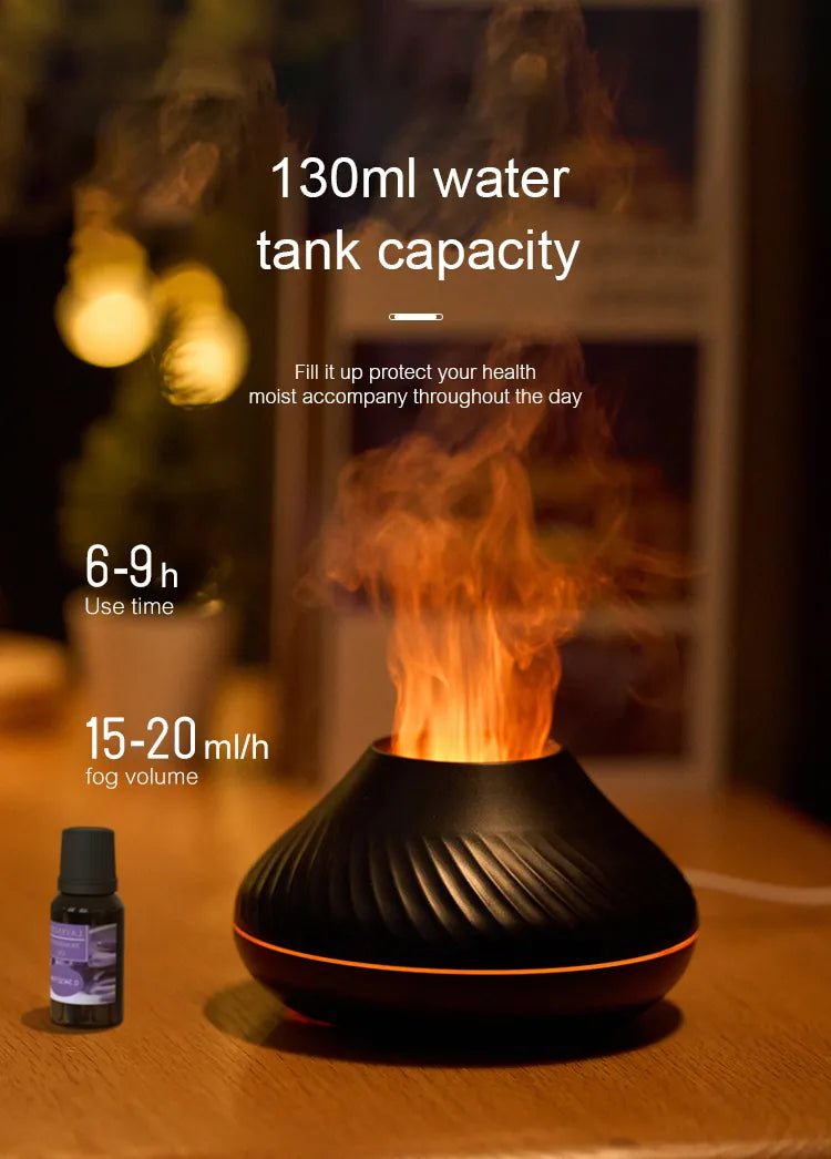 Volcanic Aroma Diffuser Oil Lamp