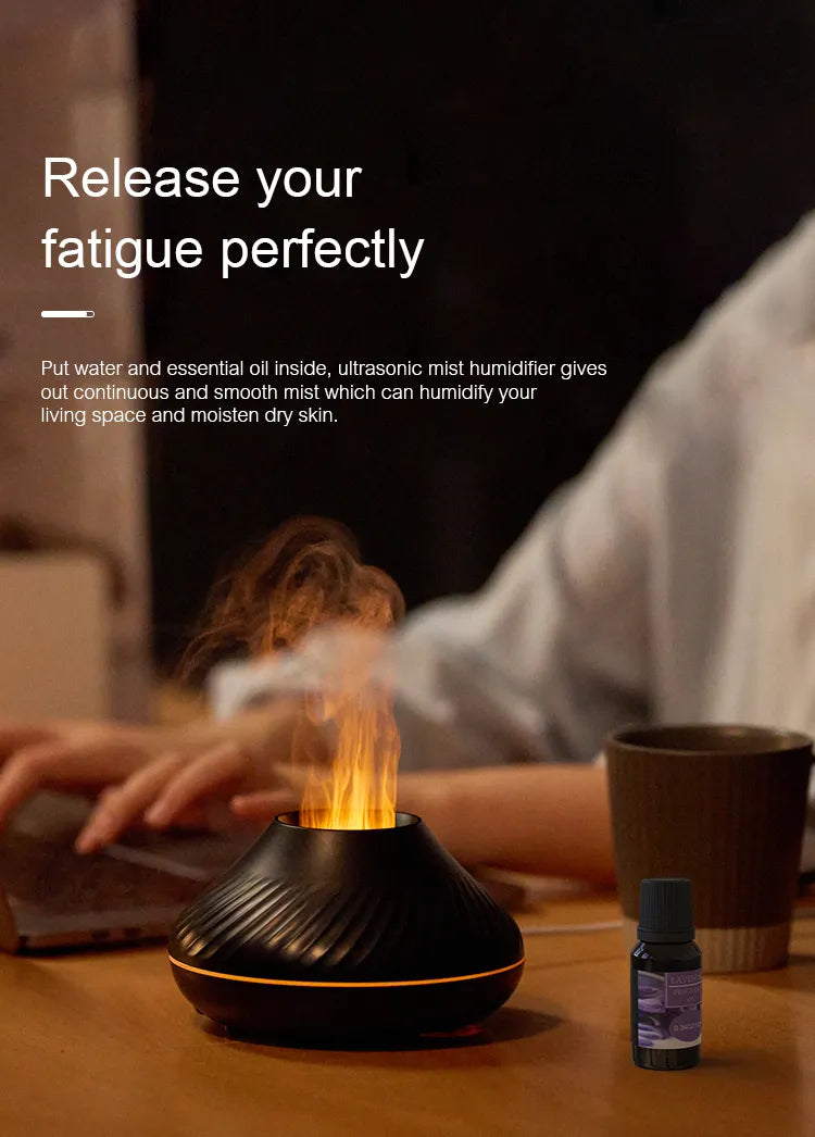 Volcanic Aroma Diffuser Oil Lamp