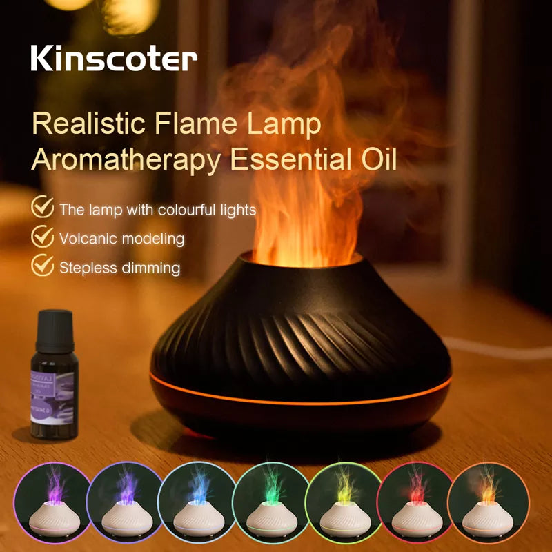 Volcanic Aroma Diffuser Oil Lamp