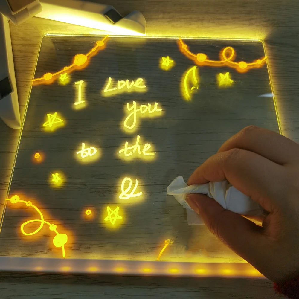 Personalized LED Acrylic Note Board