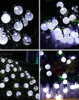 Crystal Globe LED String Lights