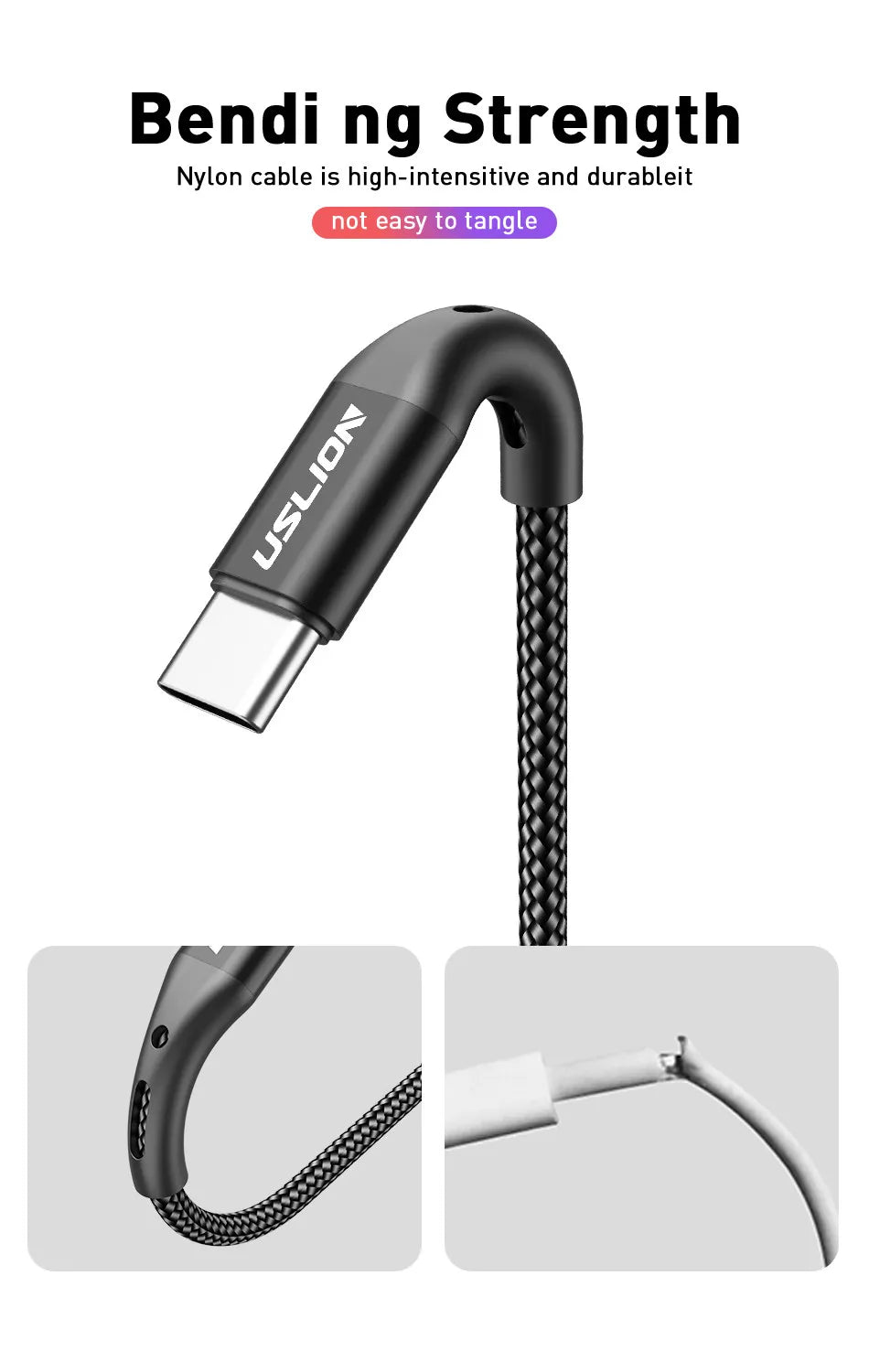 USB &amp; Type C &amp; Micro Cable Wire