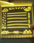 Personalized LED Acrylic Note Board