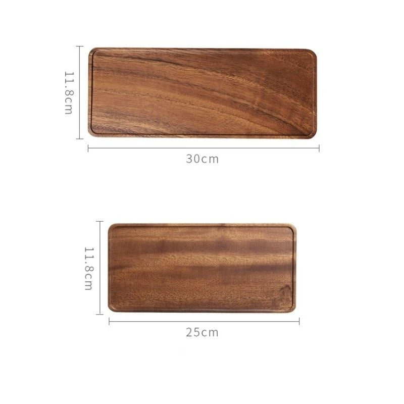 Natural Wooden Tray Plate
