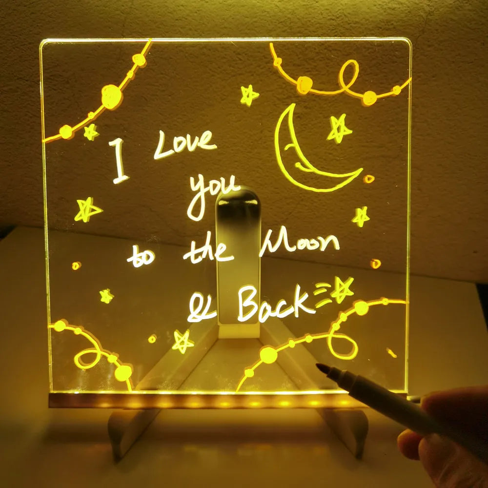 Personalized LED Acrylic Note Board