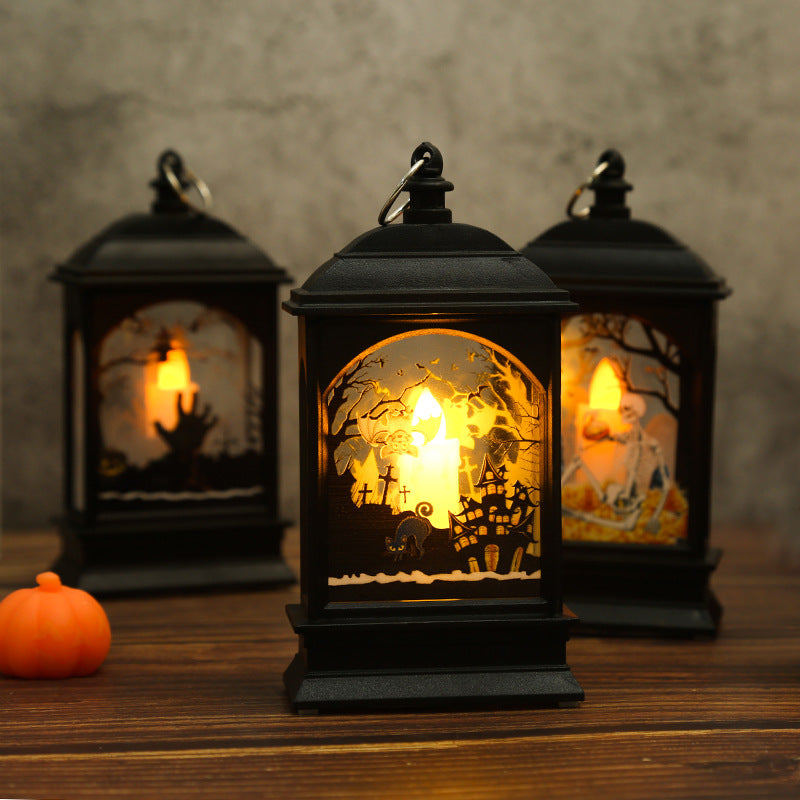Portable Spooky Castle LED Lantern