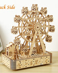 3D Wooden Rotatable Ferris Wheel DIY