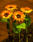 LED Solar Sunflower Lawn Light