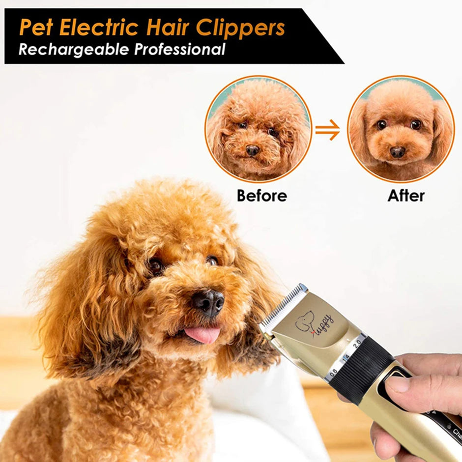 Rechargeable Professional Pet Clipper Set