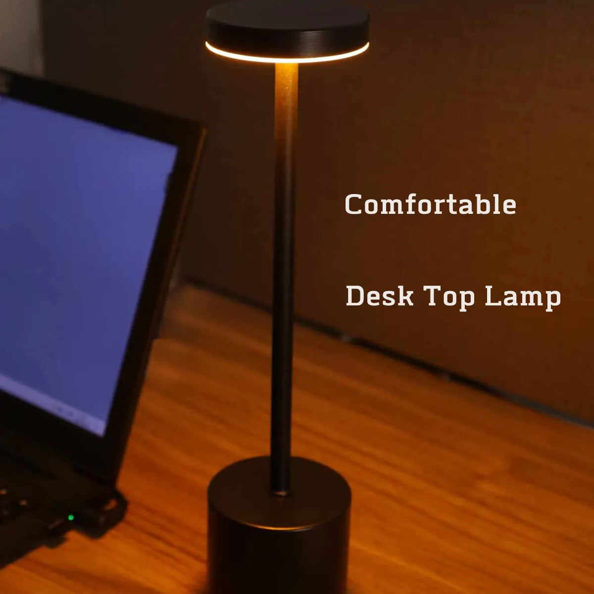 LED Rechargeable Touch Metal Table Lamp