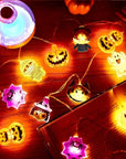 Halloween Monster LED String Lights